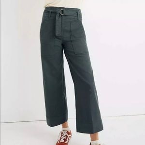 Madewell high waste utility pant wide leg